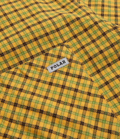 Polar Mitchell Twill Short Sleeve Shirt - Yellow