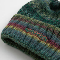 Polar Multi Beanie in Blue and Wine / Green thumbnail