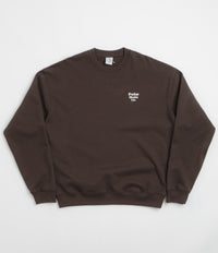 Polar New Sport Dave Crewneck Sweatshirt in Chocolate