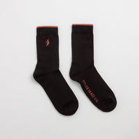 Polar No Complies Forever Socks - Black / Caramel thumbnail