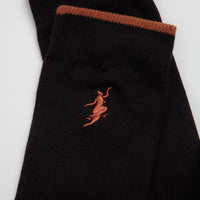 Polar No Complies Forever Socks - Black / Caramel thumbnail