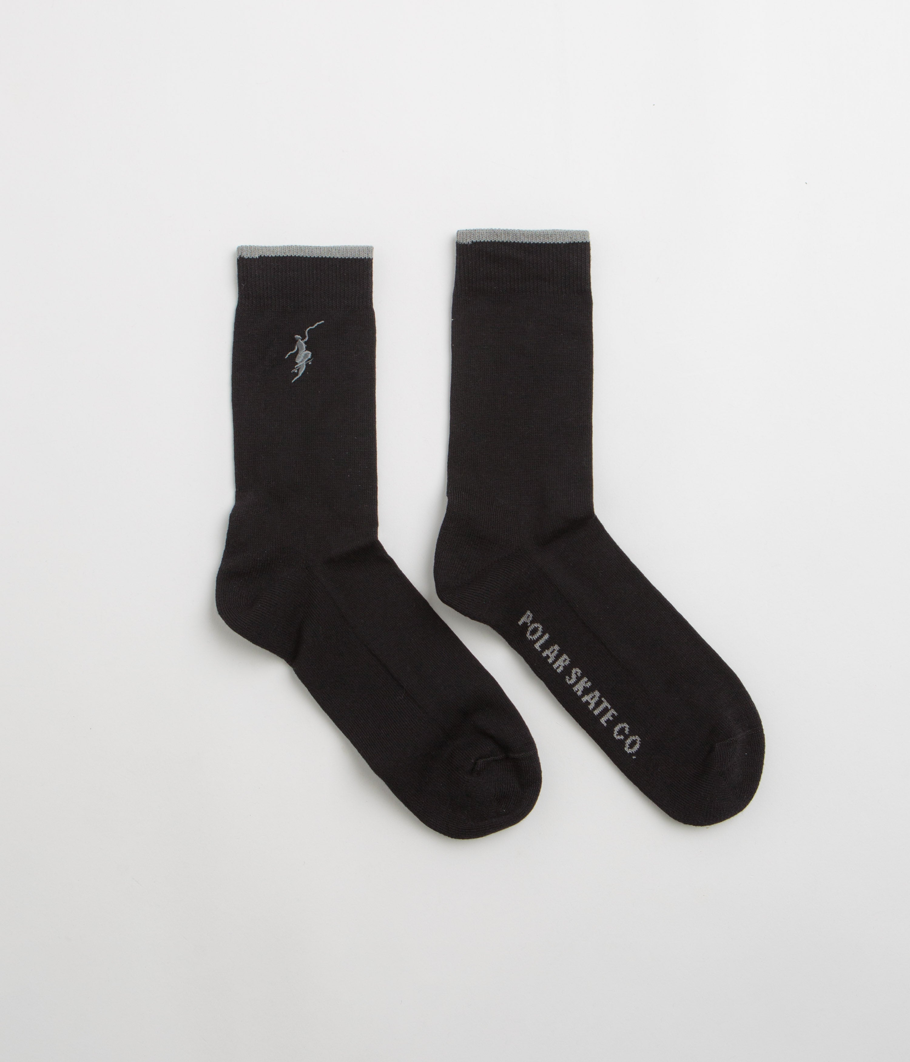 Polar No Complies Forever Socks - Black / Grey