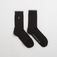 Polar No Complies Forever Socks in Black and Grey thumbnail