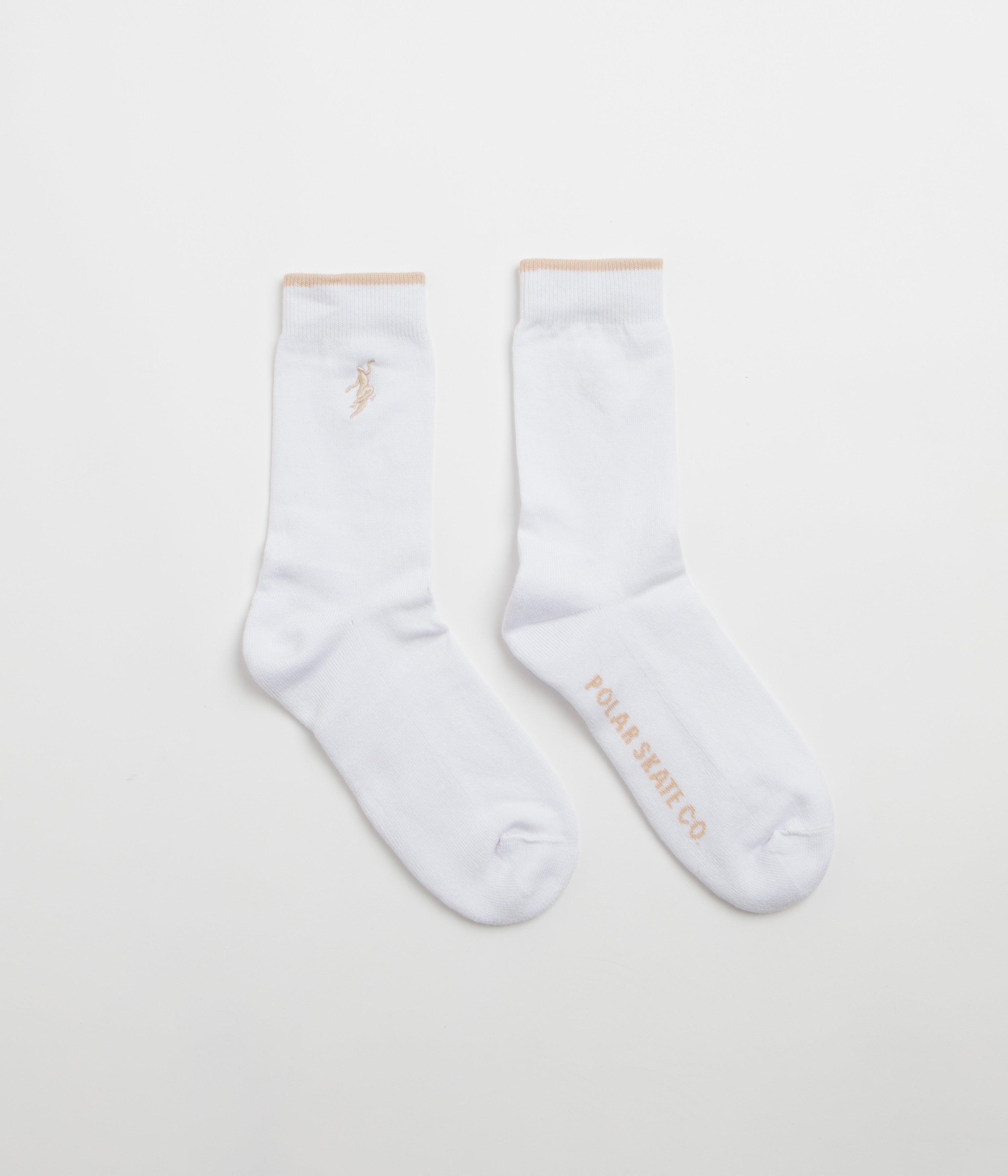 Polar No Complies Forever Socks - White / Sand