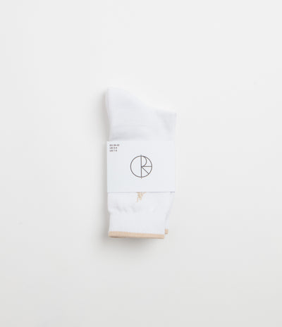 Polar No Complies Forever Socks - White / Sand