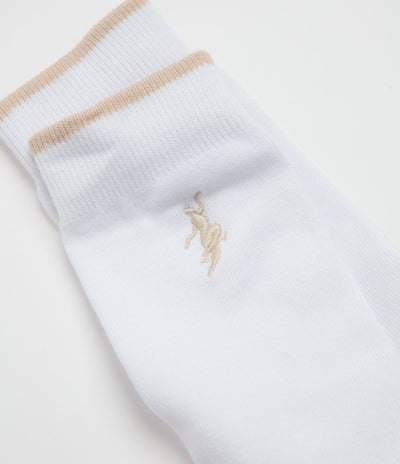 Polar No Complies Forever Socks - White / Sand