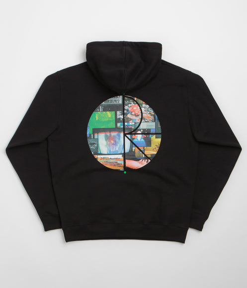 Polar Ourselves Collage Fill Logo Dave Hoodie - Black