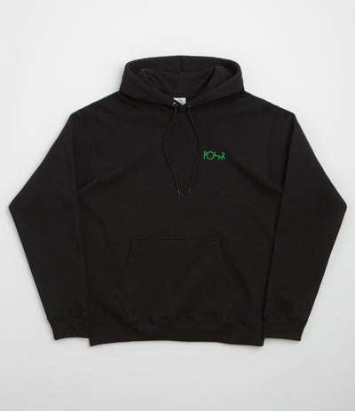 Polar Ourselves Collage Fill Logo Dave Hoodie in Black