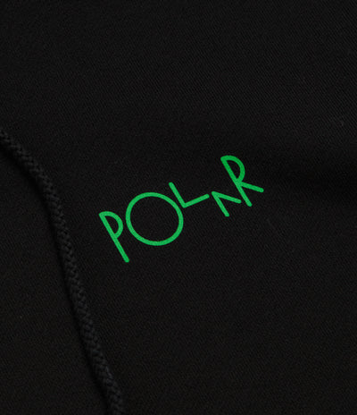 Polar Ourselves Collage Fill Logo Dave Hoodie in Black