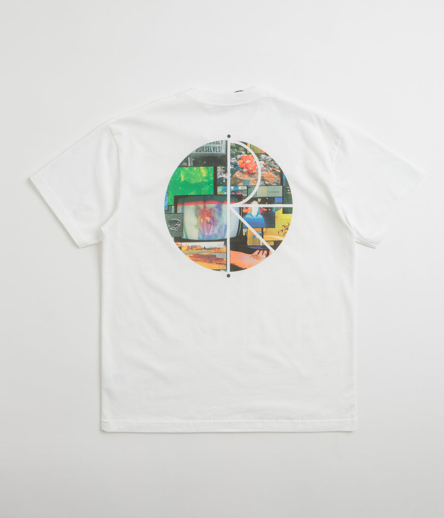 Polar Ourselves Collage Fill Logo T-Shirt in White