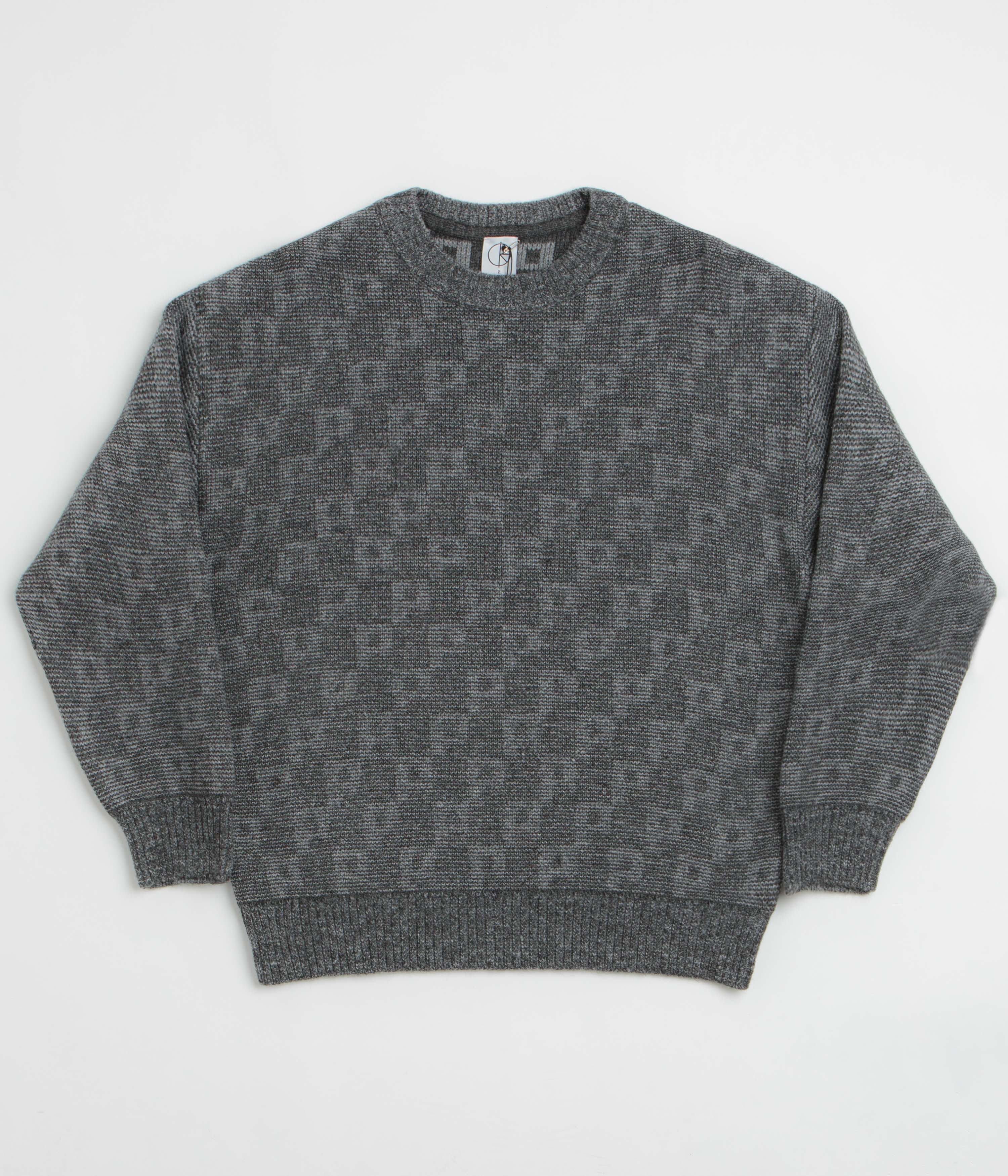 Polar P Pattern George Sweatshirt in Grey