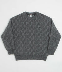 Polar P Pattern George Sweatshirt in Grey