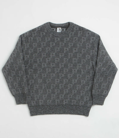 Polar P Pattern George Sweatshirt in Grey