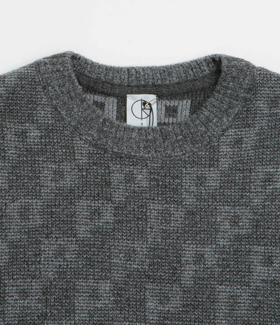 Polar P Pattern George Sweatshirt in Grey