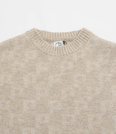 Polar P Pattern George Sweatshirt in Sand