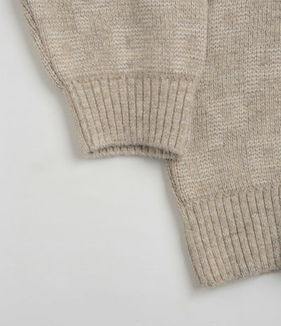 Polar P Pattern George Sweatshirt in Sand