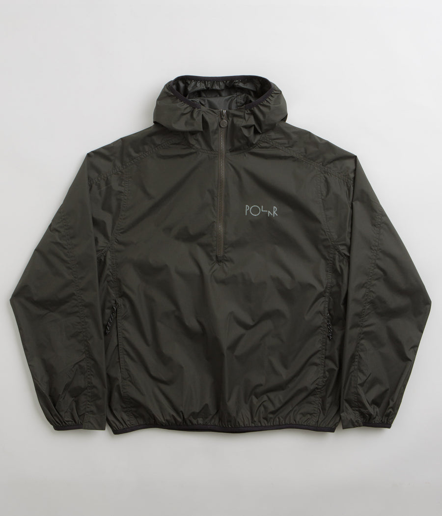 Polar Packable Anorak Jacket - Dirty Black