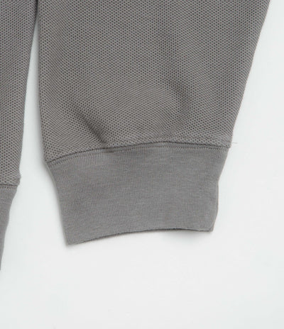 Polar Pique Half Zip Shirt - Grey