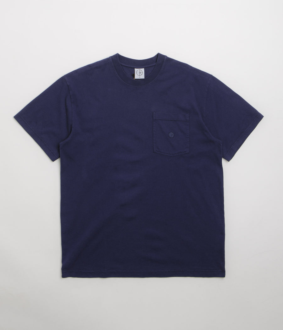 Polar Pocket T-Shirt in Dark Blue and Blue