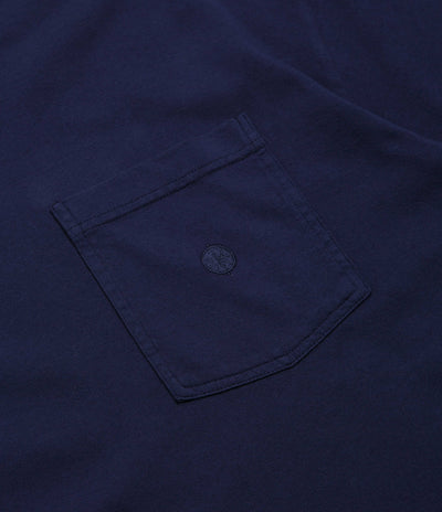 Polar Pocket T-Shirt in Dark Blue and Blue