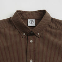Polar Poplin Ben Shirt in Brown thumbnail