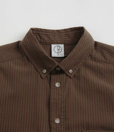 Polar Poplin Ben Shirt in Brown