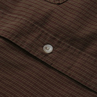 Polar Poplin Ben Shirt in Brown thumbnail