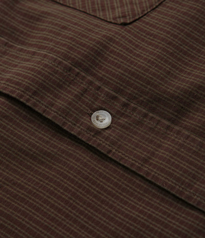 Polar Poplin Ben Shirt in Brown