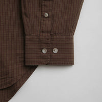 Polar Poplin Ben Shirt in Brown thumbnail