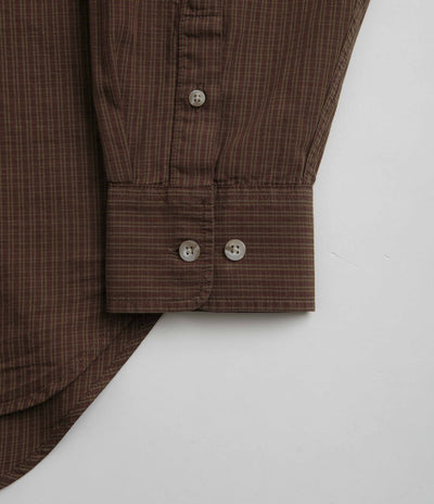 Polar Poplin Ben Shirt in Brown