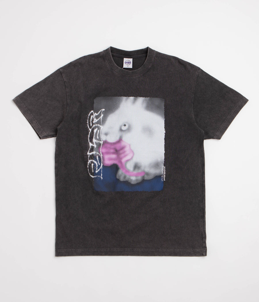Polar Rabbit T-Shirt - Silver Black