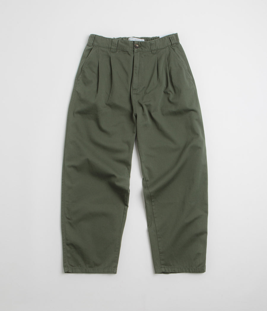 Polar Railway Chinos in Grey Green