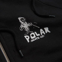 Polar Reaper Default Zip Hoodie - Black thumbnail