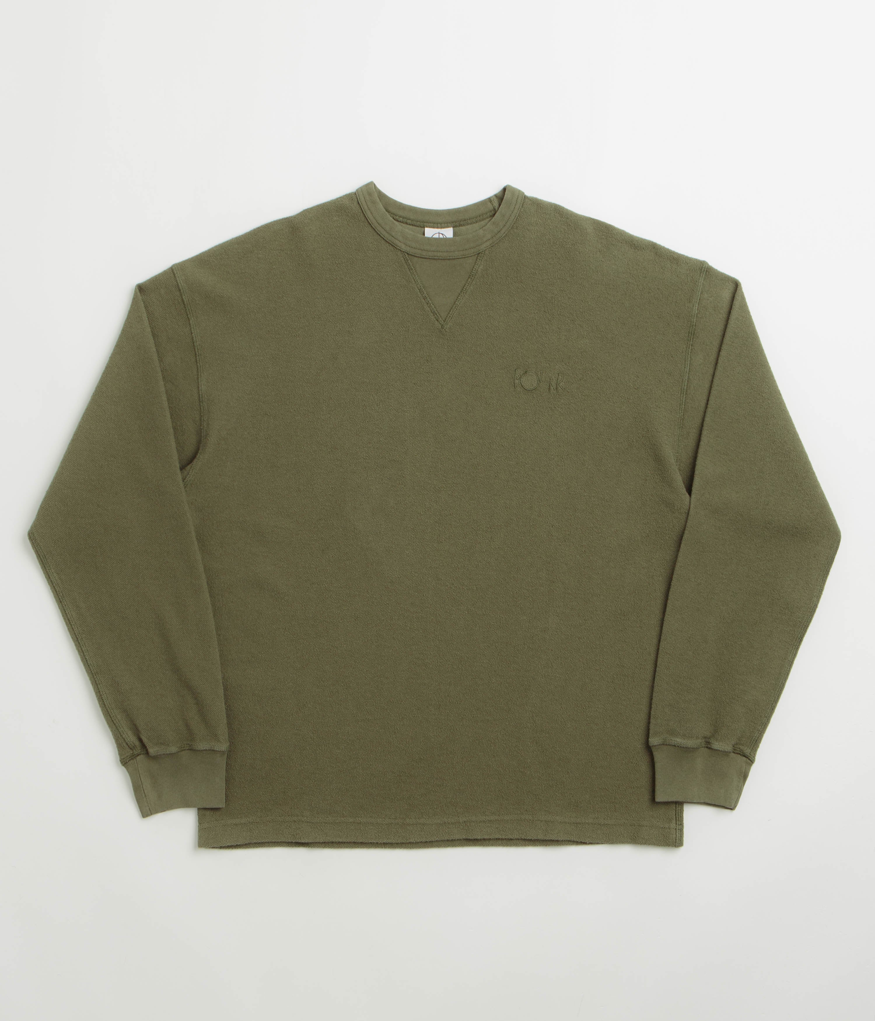 Polar Reversed Crewneck Sweatshirt - Army Green