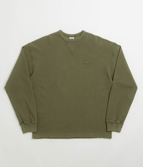 Polar Reversed Crewneck Sweatshirt - Army Green