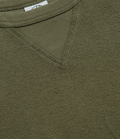 Polar Reversed Crewneck Sweatshirt - Army Green