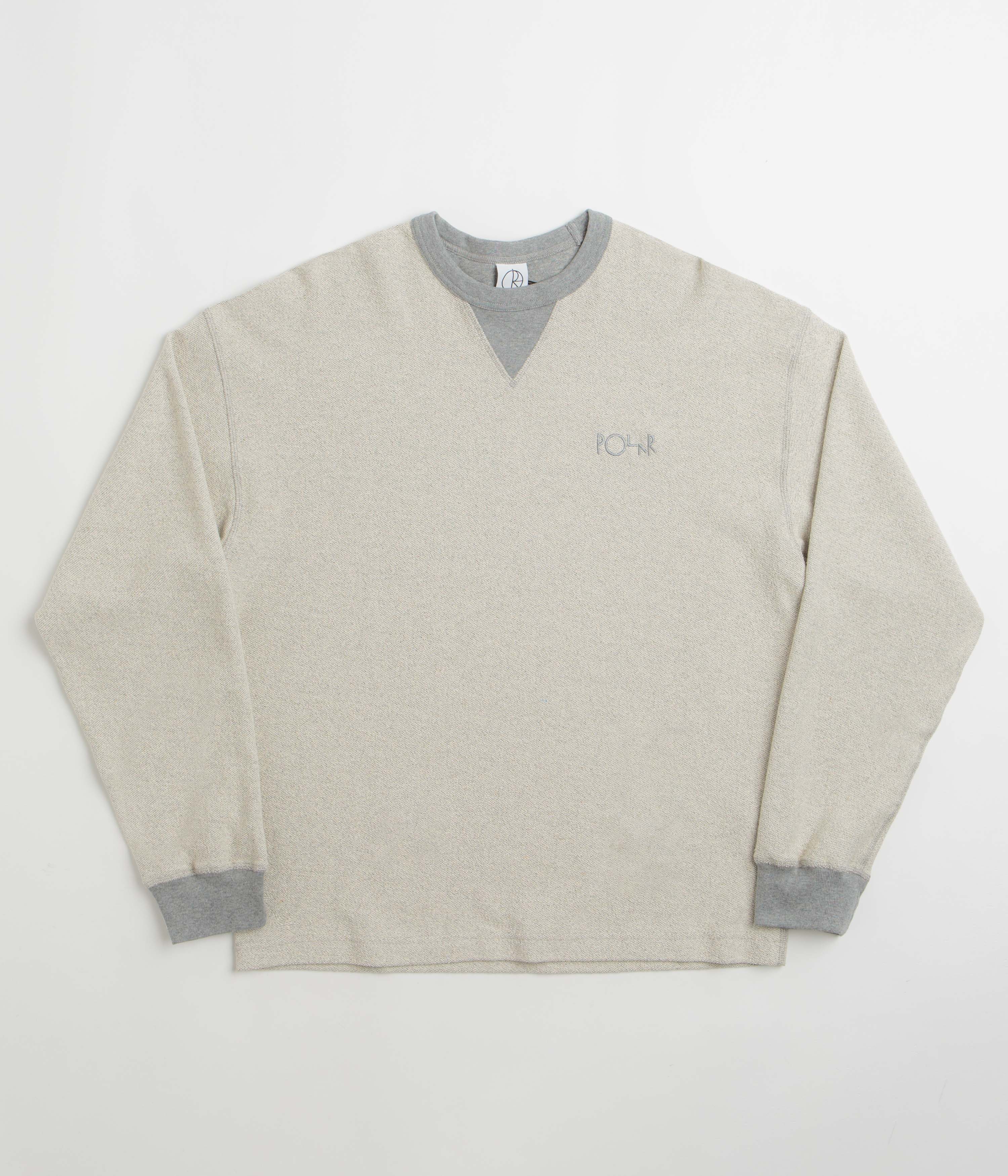 Polar Reversed Crewneck Sweatshirt - Heather Grey