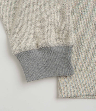 Polar Reversed Crewneck Sweatshirt in Heather Grey