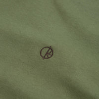 Polar Ringer T-Shirt in Army Green and Brown thumbnail