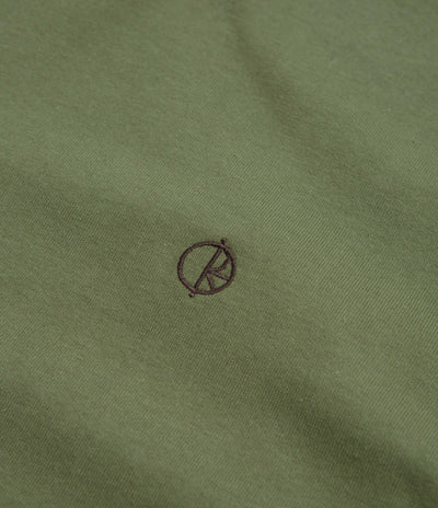 Polar Ringer T-Shirt in Army Green and Brown