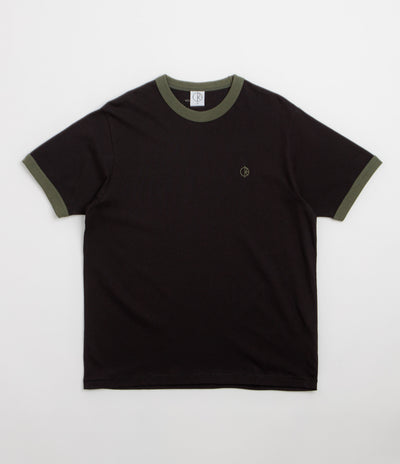 Polar Ringer T-Shirt - Black / Uniform Green