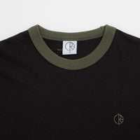 Polar Ringer T-Shirt - Black / Uniform Green thumbnail