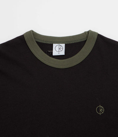 Polar Ringer T-Shirt - Black / Uniform Green