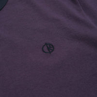Polar Ringer T-Shirt in Dark Violet and Navy thumbnail