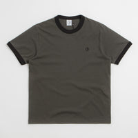 Polar Ringer T-Shirt in Dirty Black and Black thumbnail