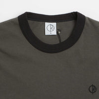 Polar Ringer T-Shirt in Dirty Black and Black thumbnail