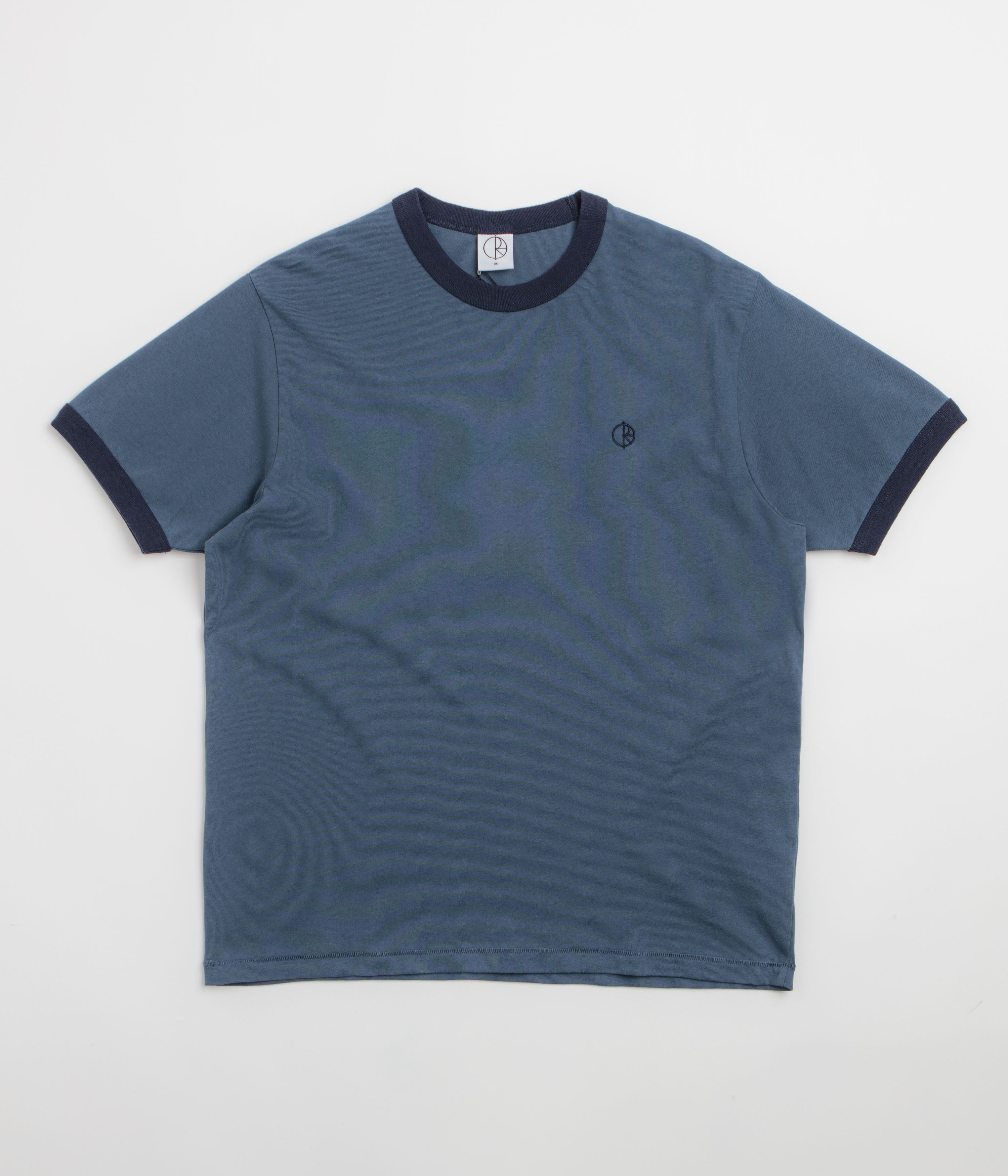 Polar Ringer T-Shirt - Grey Blue / Dark Blue