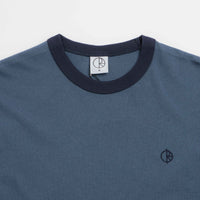 Polar Ringer T-Shirt - Grey Blue / Dark Blue thumbnail