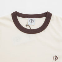 Polar Ringer T-Shirt in Ivory and Chocolate thumbnail