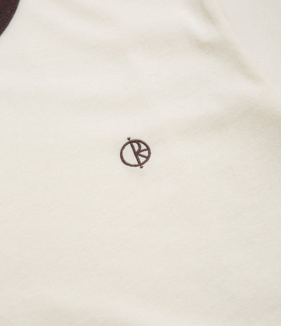 Polar Ringer T-Shirt in Ivory and Chocolate